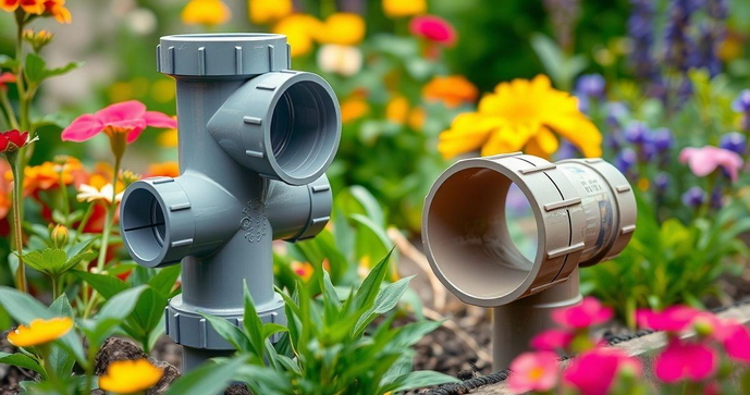 Cruzetas de PVC essenciais para construção e jardinagem Cruzetas de PVC essenciais para construção e jardinagem