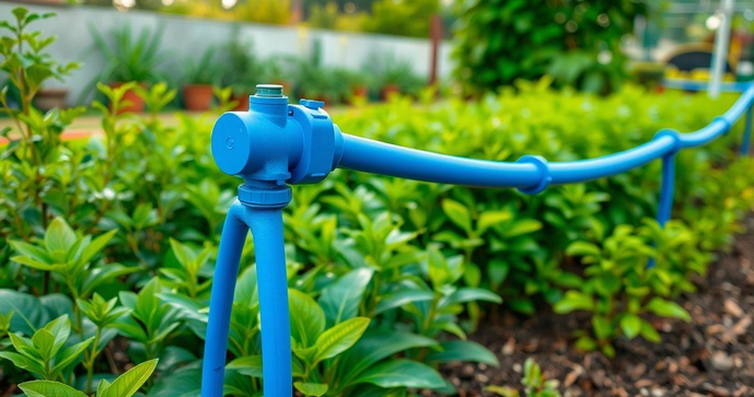 Cano azul para irrigação é a escolha ideal para otimizar seu sistema de cultivo