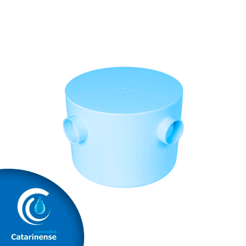 Caixas de Gordura com Cesto de Limpeza Cristalina - Caixa de Gordura Pvc